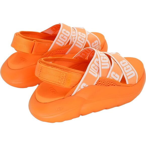UGG LA Cloud Orange Slide Sandals Women\'s US 6